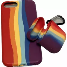 Combo Funda + Porta Auriculares iPhone 7