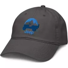 Gorra Béisbol Ajustable Con Insignia Bordada Montañas Jeep