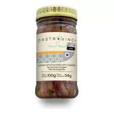 Filé Anchovas Em Azeite Castrovinci Filé De Biqueirão 100g