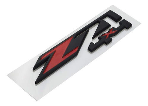 Dgea Emblema De Puerta Delantera Z71 4x4 Negro Rojo Para Gmc Foto 3