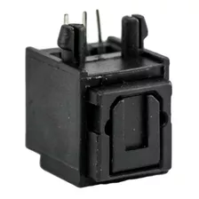 Conector Ficha Toslink Fibra Optica Chasis Hembra X 2u Htec