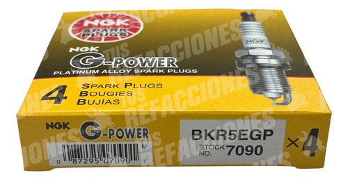 4 Bujias Platino Infiniti Q45 1997 1998 1999 2000 4.1 Ngk Foto 3