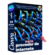Pack Canva Provedor De Internete,40 Artes + Bonus