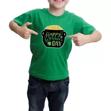 Camiseta Saint Patrick's Day Trevo Pote De Ouro Patricio 216