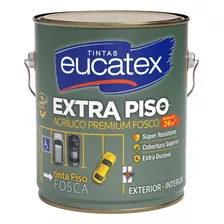 Tinta Para Piso, Calçada, Quadra Premium 3,6l Eucatex- Cores Cor Castor