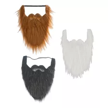 Accesorios Para Disfraces De Barba Larga Y Postiza, Accesori