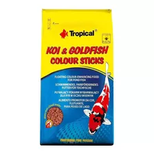 Koi & Goldfish Colour Sticks Bag 800g Tropical - Mais Cores