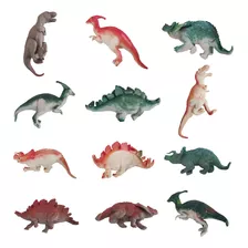 Dinossauros De Borracha - Kit 12 Unidades
