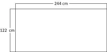 Lámina Acrilico 2mm Transparente 122x244cm