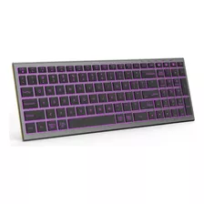 Teclado Ultradepara Lgado Inalambrico Y Mouse 2.4ghz (oro Ro