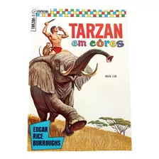 Antiga Revista Gibi Tarzan Em Cores Nº 1 Ebal Junho 1969 Hq