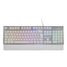 Teclado Mecânico Gamer Evus Tc08w Snowstorm Cor De Teclado Branco Idioma Português Brasil