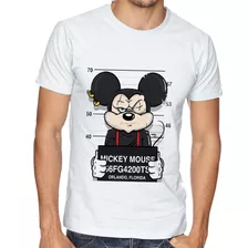 Camiseta Luxo Mickey Mouse Rato Disney Preso Prisão Cadeia