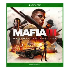 Mafia Iii: Definitive Ed Xbox One - Código De 25 Dígitos