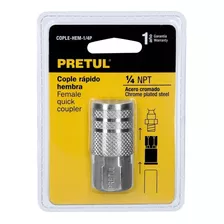 Cople Acero, Cuerda 1/4npt, Hembra 27028 Pretul