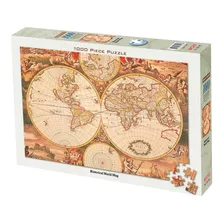 Puzzle Historical World Map 1000 Pcs - Tomax 