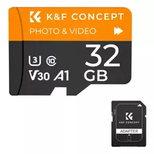 Tarjeta De Memoria Microsd 32gb U3/v30/a1 K&f Concept