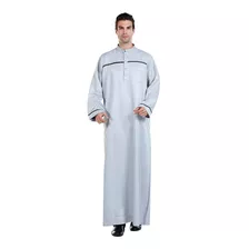 Vestido De Ramadã Masculino Com Manto Muçulmano