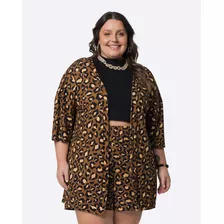 Kimono Alongado Feminino Plus Size