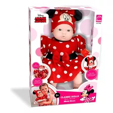 Boneca Infantil Bebê Recém Nascido Minnie Clássic Dolls Roma