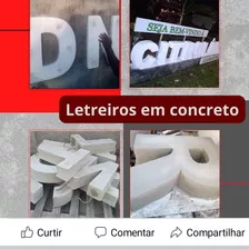 Construção E Instalação De Letreiros Em Concreto 