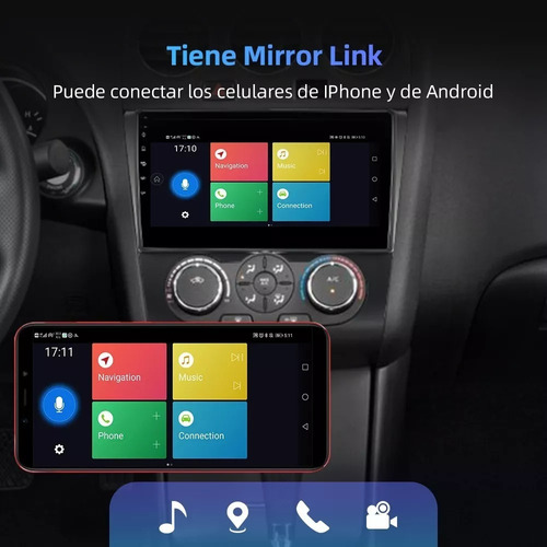 Android Touch Nissan Altima 06-12 Carplay Wifi Gps Radio Usb Foto 8