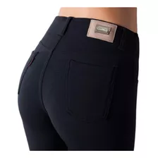 Calça Legging Montaria Cintura Alta Loopper Bolso Traseiro