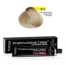  Coloração Yamá Professional Nano Infusion 60g Todas As Cores Tom 9.13 Louro Muito Claro Acinz. Dourado Color