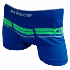 Boxer Prince Microfibra Lycra Rayado Blanca/gris/francia