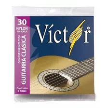 Cuerdas Para Guitarra Acústica Victor Vc Vcgs30 Clásica Nylon