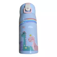 Garrafa Térmica Escolar Vacuum Cup Infantil-350ml Dinossauro