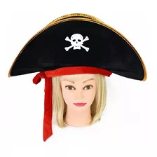 Sombrero Pirata Con Estampado De Calavera 