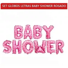 Globo Baby Shower Rosa 16 Pulgadas