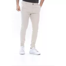 Calça Masculina Sarja Slim Esporte Fino Elastano Colorida