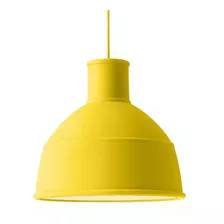 Lámpara Colgante Amarilla Con Soquete Plástico
