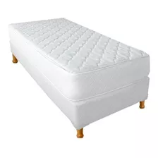 Sommier Acuario Suavity 1 1/2 Plaza De 190cmx90cm Blanco