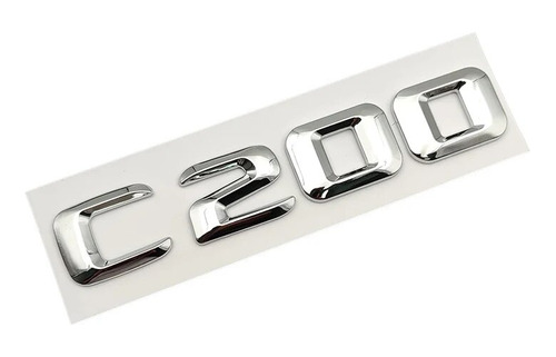 Letras Cromadas Insignia C180 4matic Para Mercedes-benz W205 Foto 5