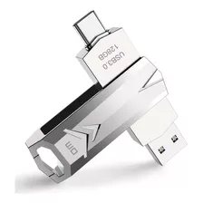 Memoria Usb Tipo C 3.0 128gb Dm Color Gris