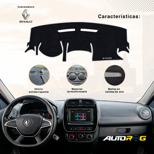 Cubretablero Bordado Renault Kwid 2020 Foto 7