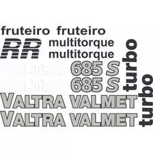 Decalque Faixa Adesiva Trator Valtra Valmet 685 S Fruteiro