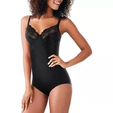 Maidenform Flexees Body Moldeador, Con Encaje, 36c, Negro