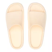 Chinelo Feminino Slide Nuvem Macio Confortável Sapatore Nude