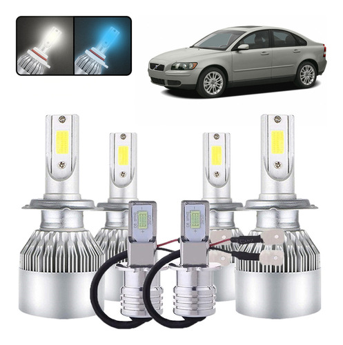 Jgo Focos Led H7 Luz Baja Volvo S80 2003 2004 2005 12v 35w