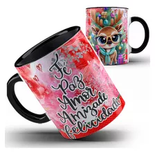 Caneca Color Natal Fé Paz Amor Felicidades 23