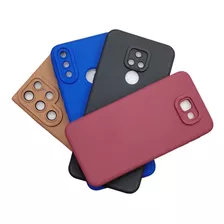 Case Silicona + Vidrio Protector De Cámara Galaxy A20s