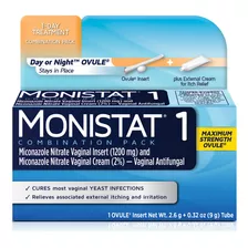 Monistat - Tratamiento De 1 Día Para Candidiasis, , Óvulo.