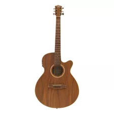 Guitarra Electroacustica Bamboo Ga-40-koa-q Con Funda Msi