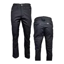 Pantalon Termico Softshell Impermeable Hombre / Mujer Negro