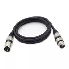 Cabo Xlr Balanceado Xlr Macho X Xlr Fêmea 1 Metro - Promoção