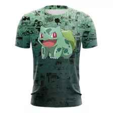 Camisa Camiseta Anime Pokemon Bulbasaur